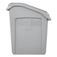 thumbnail image 6 of Slim Jim Under-counter Trash Can With Venting Channels 13-gallon Gray Fits Under Desk/cabinet/sink Pack Of 1, 6 of 9