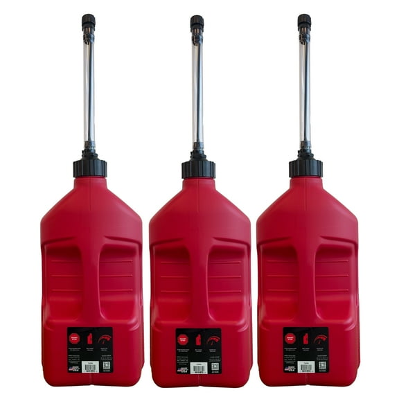 Tuff Jug 5 Gallon Utility Container 3 Pack (RED)