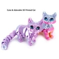 thumbnail image 2 of Juguete articulado para gatos QINGMIAO impreso en 3D, negro, morado claro, 2 of 6