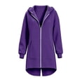 thumbnail image 5 of Hoodie Girls Long Sleeve Oversized Solid Color Loose Fit Sweatshirts Fall Winter Toddler Girl Clothes, 5 of 6