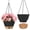 Black, variant on FIASON 2 Pack Plastic 8 Inch Black Gray Hanging Planter for Indoor & Outdoor Plants, Self Watering Hanging Baskets with Visual Reservoir, Drainage Holes and Plant Hanger