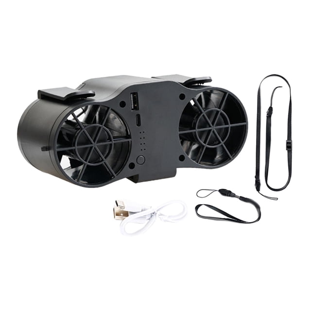 Ventilador portátil manos libres con 4 velocidades, ajustable, recargable, con clip para la cintura 15000mAh Uso 10H