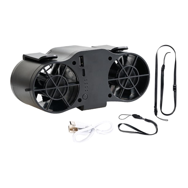 Ventilador portátil manos libres con 4 velocidades, ajustable, recargable, con clip para la cintura 20000mAh Uso 3.2H