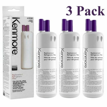 

Refrigerator Water Filter 9081 Replacement Compatible With 469081 469930 Refrigerator Water Filter Cartridge 3 Pack