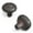 Blacks, variant on Hickory Hardware P3002-RI 1-1/4-Inch Refined Rustic Knob, Rustic Iron