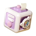 thumbnail image 1 of Juguete sensorial Juguetes sensoriales para niños pequeños, Desarrollo, Juguete Montessori, Cubo de actividades para niños pequeños Niños Niñas Bebés púrpura, 1 of 8