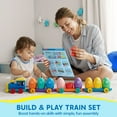 thumbnail image 5 of Joyfy Montessori Learning Toys for Toddlers 1-3, Dinosaur Number Train, Counting, Matching & Sorting Toy, Christmas Birthday Gift for Baby Boys Girls, 5 of 8