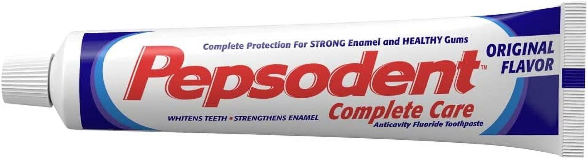 Pepsodent Complete Care Anticavity Enamel-Safe Cavity Protection Toothpaste, Original, 5.5 Oz, - 2 Pack