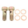 thumbnail image 2 of Brake Hoses Banjo Bolts, Tight Fit Corrosion Resistant Caliper Brake Hose Banjo Bolt Set M10x1.5  for Liquid Flow Control, 2 of 7