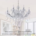 thumbnail image 4 of Candil Colgante de Cristal Cortado Gamalux 8 luces Tipo CLASICO, 4 of 9