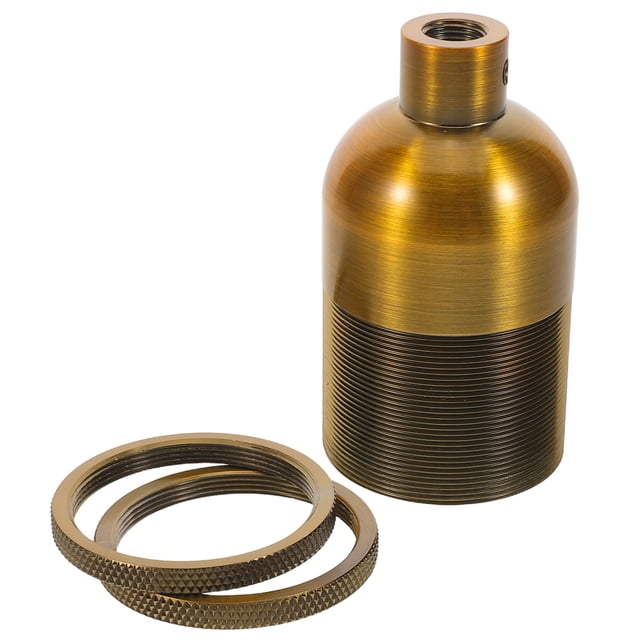 WASHWEPE Portalámparas Vintage Dorado En Aluminio Para Reemplazo En Lámparas Colgantes Con Instalación Rápida
