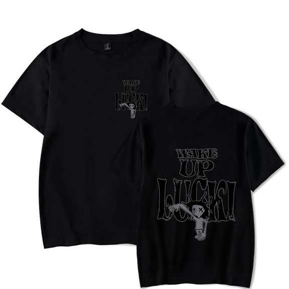 Lucki Puppet T-Shirt merch Popular Reversible Print Unisex Fashionable Casual Short Sleeve Top