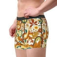 thumbnail image 2 of Kdxio Men's Boxer Briefs with Vintage Floral Print - Comfortable and Breathable Underwear for Everyday Wear, 2 of 5