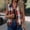 Khaki, variant on Womens Plaid Shackets Sleeveless Zip Up Vest Casual Fall Lightweight Bomber Jacket Baggy Layering Outerwear