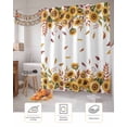thumbnail image 7 of Fall Sunflower Shower Curtain Set ，Waterproof Fabric Shower Curtains Thanksgiving Shower Curtains for Bathroom,Bathroom Decor 72"x78", 7 of 7
