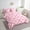 Pink, variant on Erosebridal Bow Bedding Sets Twin Size,Cute Kawaii Comforter Sets with Sheets,Reversible,7pcs
