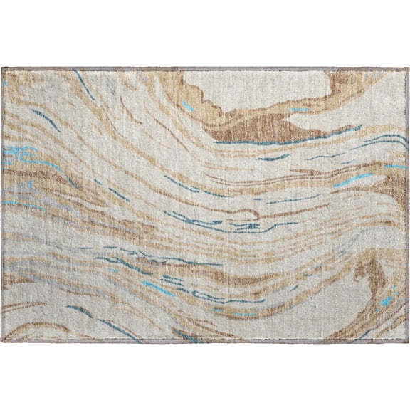 Dalyn Rugs Premium Machine Washable Mayfield AMF1037 Beige 1'8" x 2'6" Rug