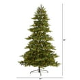 thumbnail image 2 of Nearly Natural 7.5ft. Yukon Mountain Fir Artificial Christmas Tree with 600 Clear Lights, Pine Cones and 1740 Bendable Branches, 2 of 10