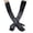 Black, variant on Bmisegm Long Gloves for Women Over Elbow Solid Color Smooth Finish Halloween Party Stage Halloween Gloves Hot Pink One Size