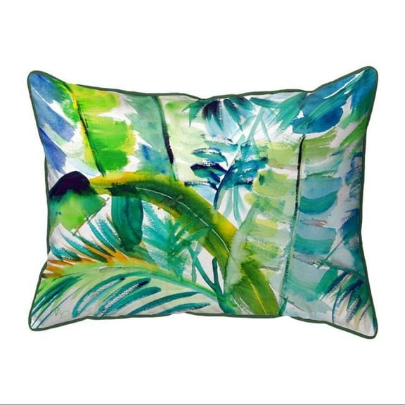 Betsy Drake HJ1116 16 x 20 in. Jungle Greens Large Indoor & Outdoor Pillow