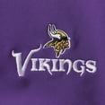 thumbnail image 4 of Men's Dunbrooke Purple/Black Minnesota Vikings Alpha Full-Zip Jacket, 4 of 4