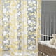 thumbnail image 2 of Cortina Deco de gasa con estampado de hojas delgada translúcida para ventana de puerta de habitación (amarillo) Sywqhk Libre de BPA, 2 of 6