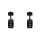 thumbnail image 1 of Monstrate Dual USB Car Charger LED Light Chip Phone Indicator Charging Fast with Rustproof Outlet Smart Mobile Charger Adapter tipo 3 2Conjunto, 1 of 6