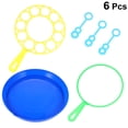 thumbnail image 3 of FRCOLOR Bubble Wand 6Pcs Bubbles Blowing Rings Multi-Shape Bubble Wand Bubble Making Toy,11.42"X8.07"X0.79", 3 of 4