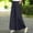Black, variant on Women's Vintage Embroidery Pants Liweisiy Elastic Waist Wide Leg Multi Color Trendy Trousers Graphic Casual Baggy Pants White 2XL