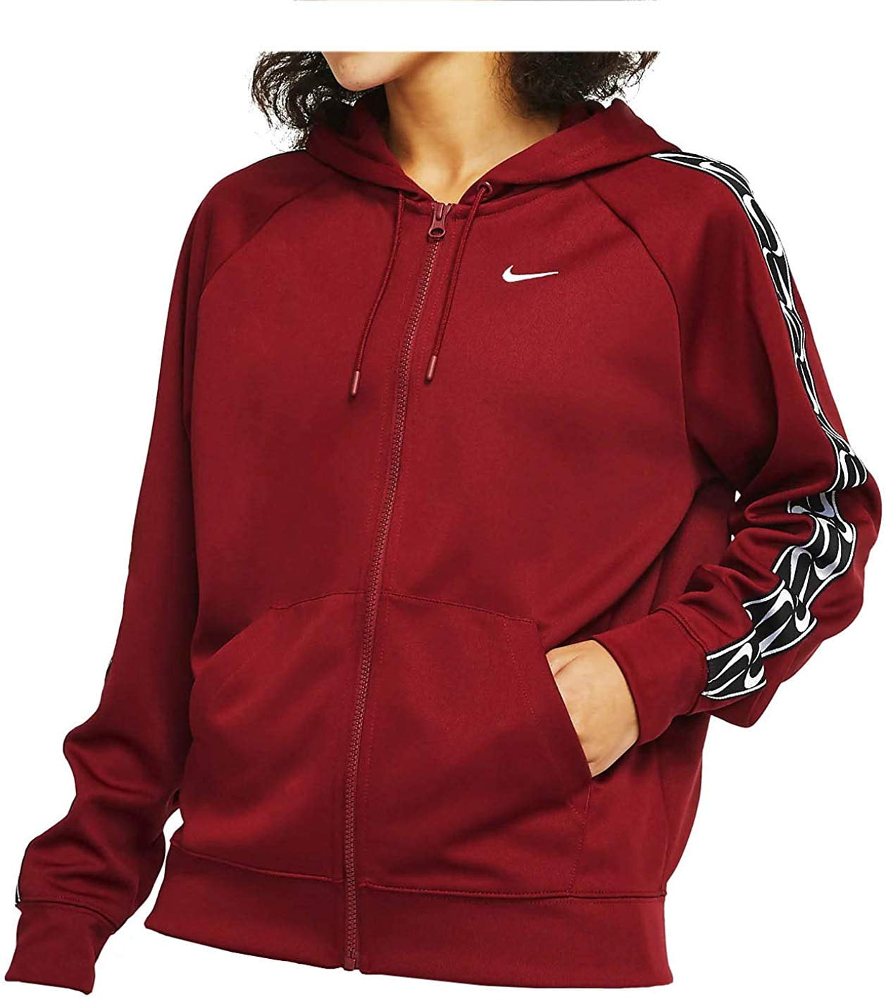 nike hoodie long neck