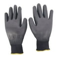 thumbnail image 4 of 12 Pcs Gants en Nylon Noir Robustes avec Trempage en PU Antidérapants et Antidérapants, 4 of 9