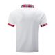 thumbnail image 4 of Mens Manga Corta Botón Abajo Camisas Girar Abajo Cuello Empalmado Deportes Superior, Camisa Botón Casual para Hombres, 4 of 4