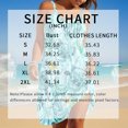 thumbnail image 4 of ZOELNIC Women's Boho Turtle Print Midi Dress Sleeveless Crew Neck, Summer Casual Beach Dress, S, 4 of 4