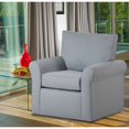 thumbnail image 6 of Carolina Accents Belle Meade Swivel Arm Chair, 6 of 6