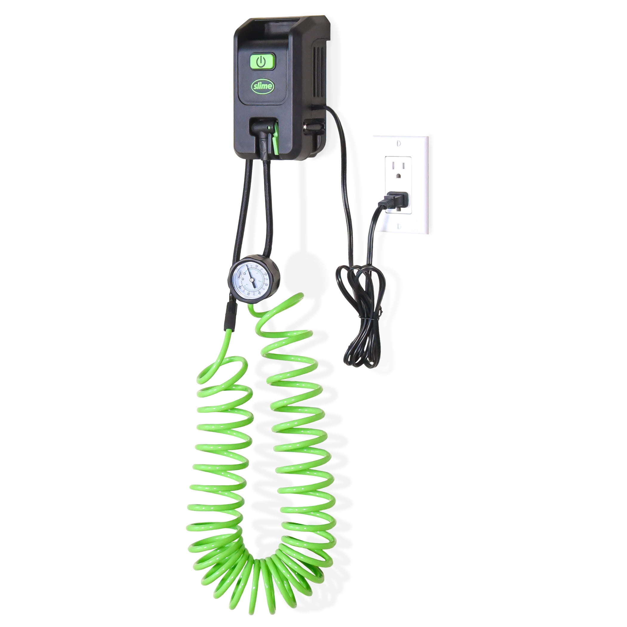 Slime Garage Air Inflation Station 120 Volts Tire Inflator Tire Pump - 40081