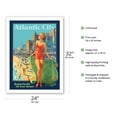 thumbnail image 2 of Atlantic City - America’s All-Year Resort - Pennsylvania Railroad - Vintage Travel Poster by Edward Mason Eggleston c.1936 - Fine Art Matte Paper Print (Unframed) 24x32in, 2 of 4