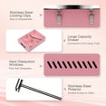 thumbnail image 4 of Ktaxon 21 Inch Cotton Candy Machine Cart, Electric Cotton Candy Maker Machine w/Stainless Steel Bowl, Sugar Scoop and Large Storage Drawer, Pink, 4 of 11