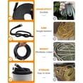 thumbnail image 6 of Garden Hose 100FT, Lightweight, Ultra Flexible, Durable, Kink-Free Garden Hose, RV, Marine and Camper Hose, 6 of 10