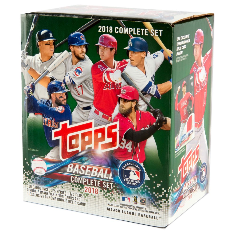 2018 TOPPS BASEBALL TRADING CARDS COMPLETE SET LIMITED EDITION