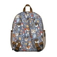 thumbnail image 3 of Hedgehogs and Forest Animals Pattern Backpack Backpack for School,Cute School Bag,Schoolbag with Adjustable Shoulder Straps & Padded Back,13.8"x11.4"x6", 3 of 6