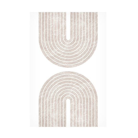 Trademark Fine Art Melloi Art Prints Arch Line Art Canvas Wall Art