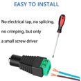 thumbnail image 3 of Conector DC 5,5x2,1mm Jack Socket Adaptador Led Macho Y Hembra Afortunado Sencillez, 3 of 5