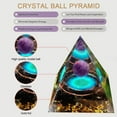 thumbnail image 3 of Orgone Pyramid for Positive Energy, Healing Pyramids for Reduce Stress Chakra Reiki Healing Meditation Attracts Lucky and Success, 3 of 7