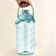 thumbnail image 5 of Botella de agua grande de 74 oz - garrafa deportiva de plástico de 2200 ml para gimnasio y senderismo, impermeable con cerradura, envase portátil para bebidas, verde/negro/blanco, 5 of 6