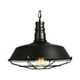 thumbnail image 2 of Fiudx Lámpara Colgante Industrial con Pantalla de Metal Vintage, Compatible con Bombillas Led/Edison, Fácil Instalación, Ideal para Dormitorio, Pasillo y Restaurante, Portalámparas E27, Diámetro de 2, 2 of 5