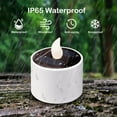 thumbnail image 6 of Solar Tea Lights Outdoor Waterproof - 8 Pack Rechargeable Flickering Candle Lights Solar Powered Reusable LED Candles Flameless Lamp Nightlights for Lanterns Garden Camping Home Decor, 2.3''x2.1'', 6 of 10