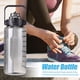 thumbnail image 4 of Jarra de agua de 2L de gran capacidad con marcador de tiempo de asa y taza de agua de fitness con pajita, 4 of 9