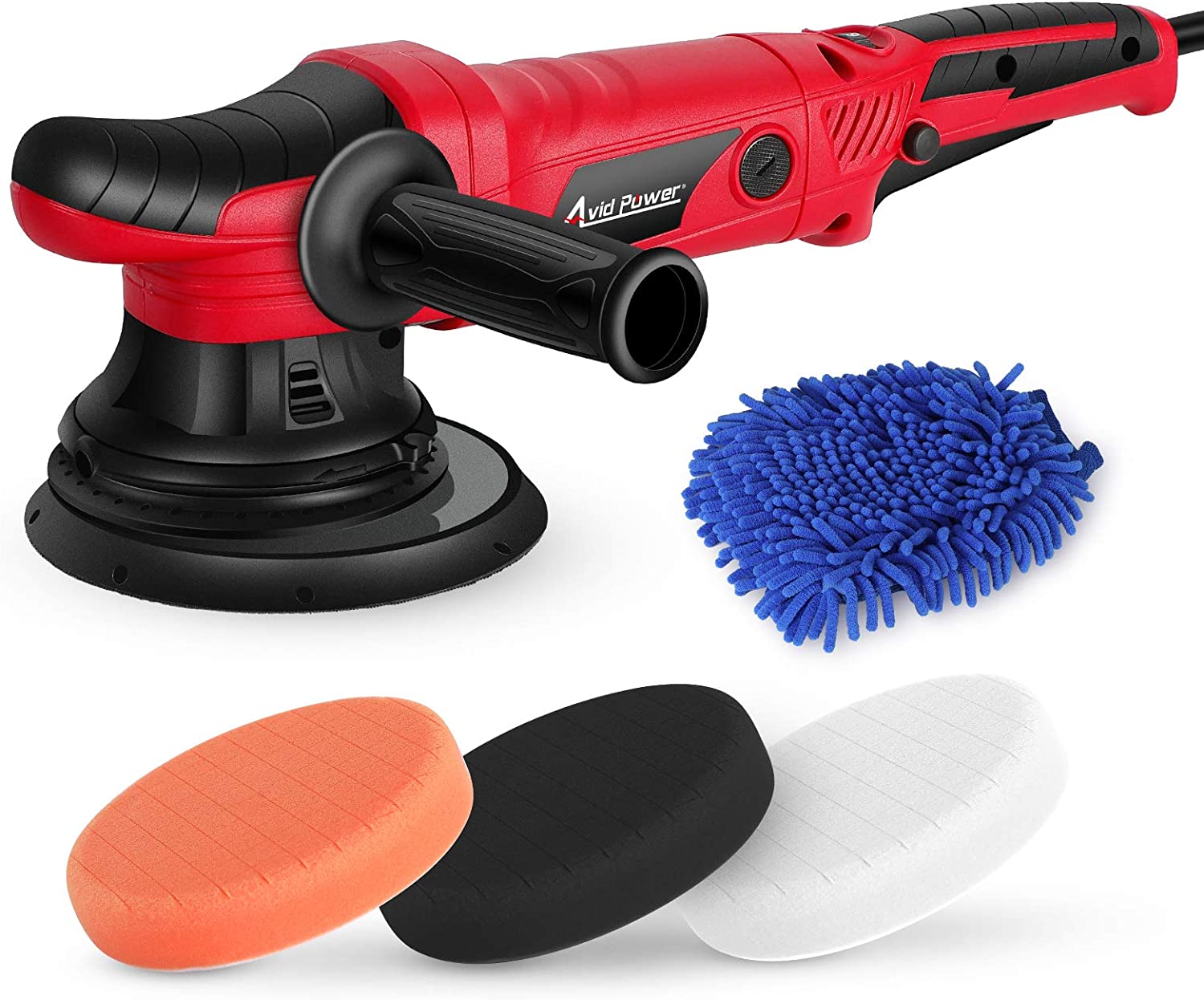Avid Power Dual Action Polisher 6Inch, 21mm LongThrow Orbital Buffer