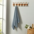 thumbnail image 3 of Great Bay Home Quick Dry Diamond Waffle 6 Piece Washcloth Set, Chambray Blue, 3 of 6