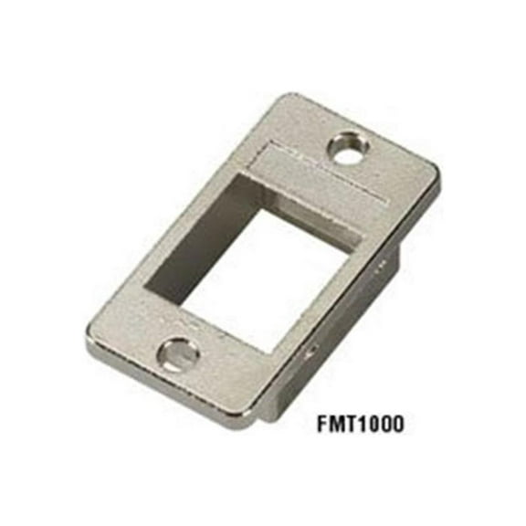 Black Box FMT1000 Panel Mount Bezel Keystone Open Ing Silver